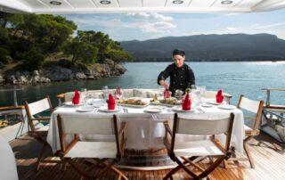 NITTA V - Aft deck dining_Greece